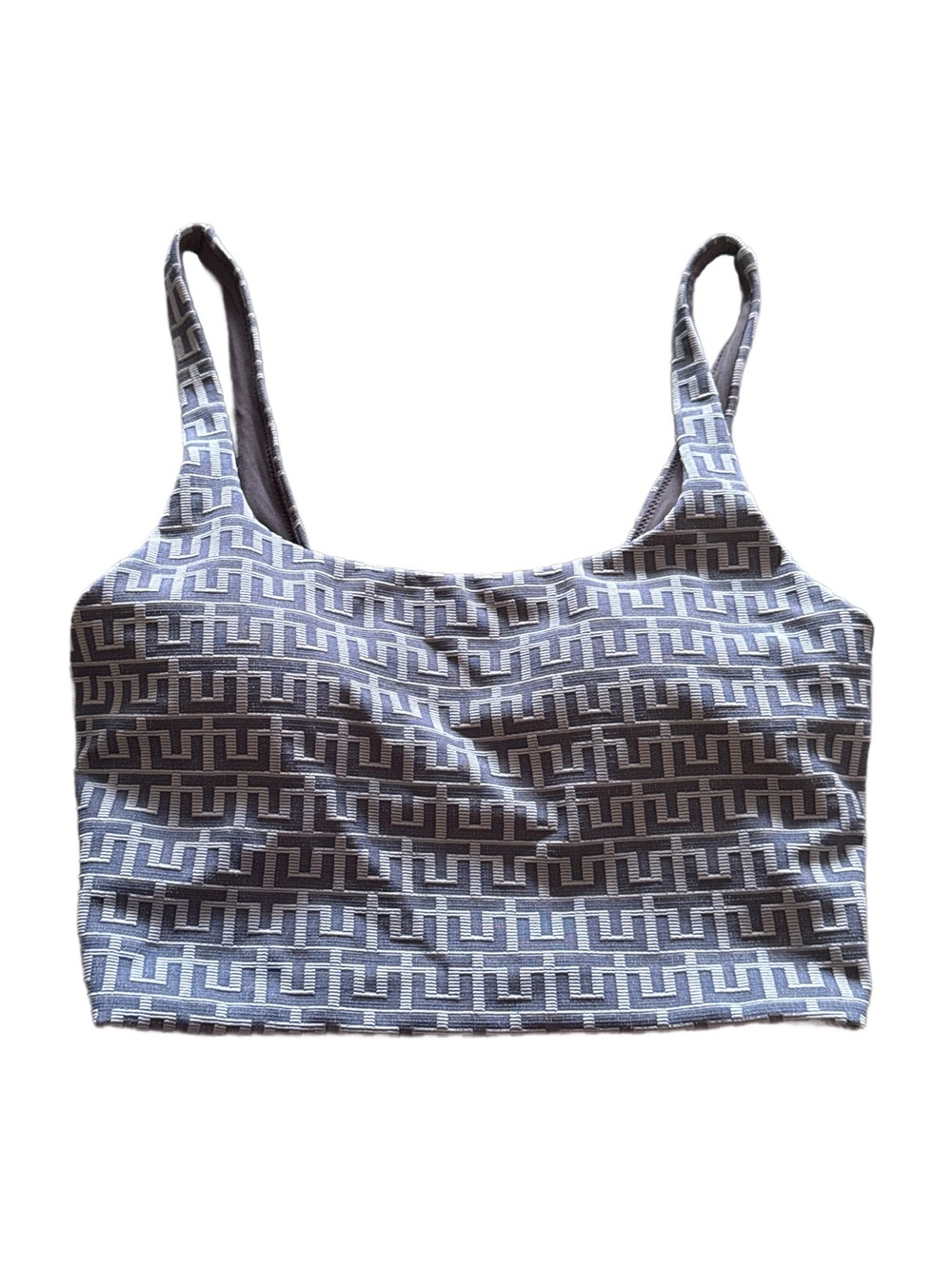 The Upside Navy Active Long Line Bra Top Size 6 NWOT